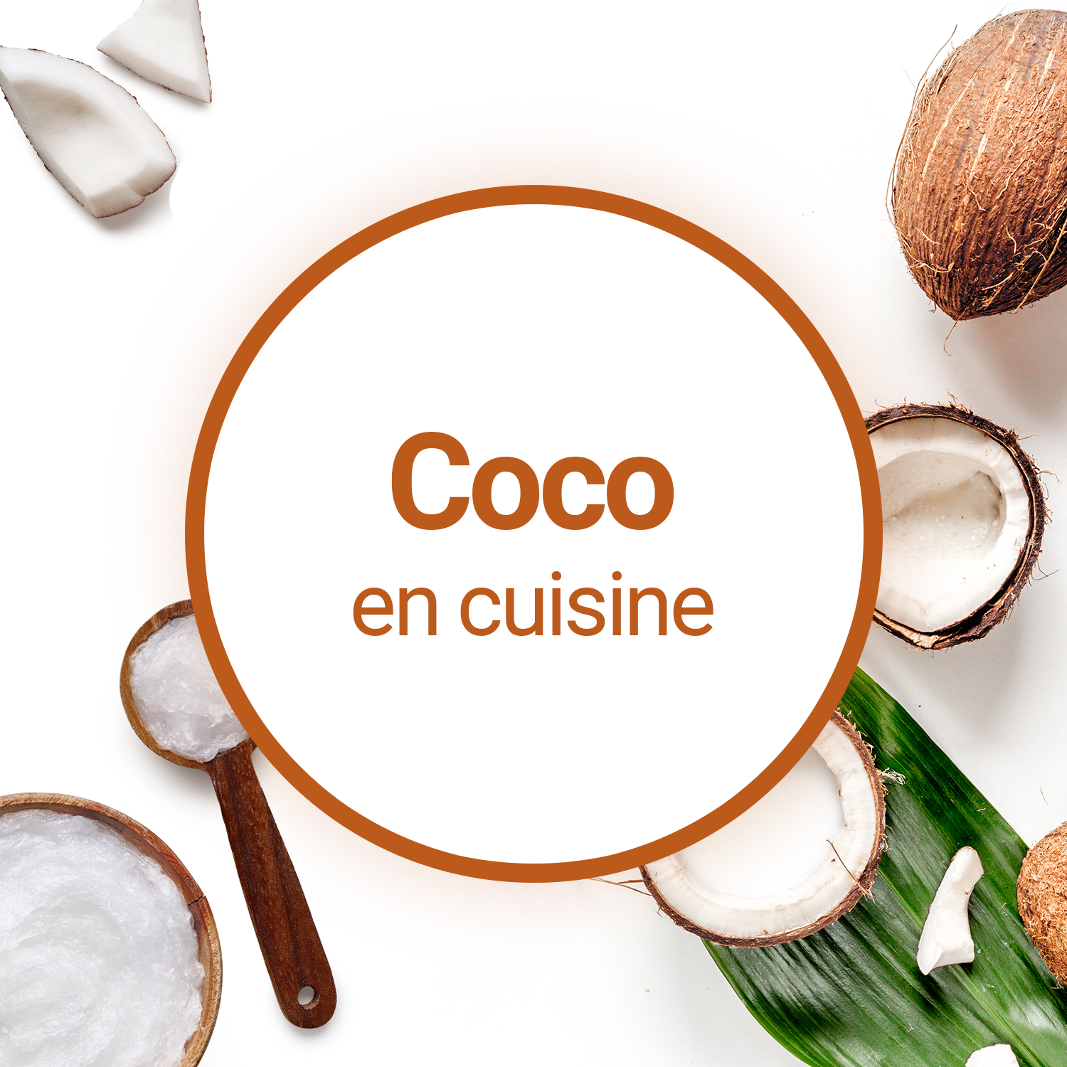 Huile de coco Bio, cheveux et visage, 100g