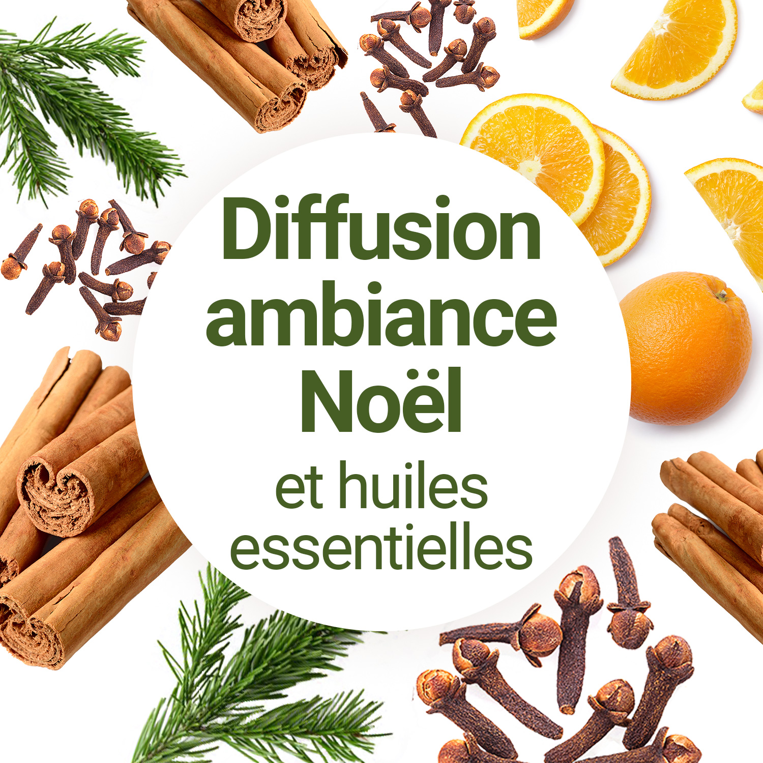 Créez une ambiance Noël avec les huiles essentielles