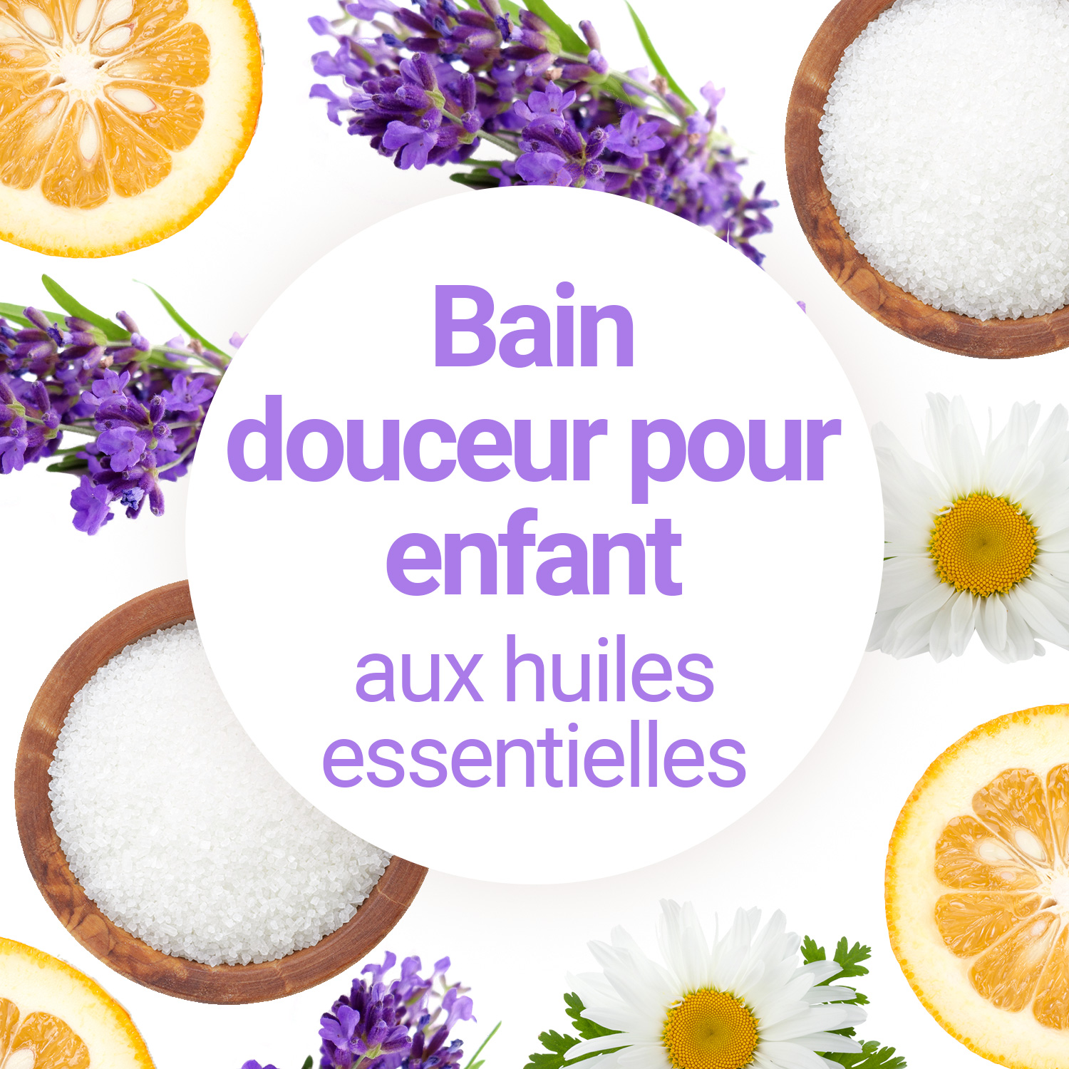 Réaliser un bain naturel douceur aux huiles essentielles pour un enfant