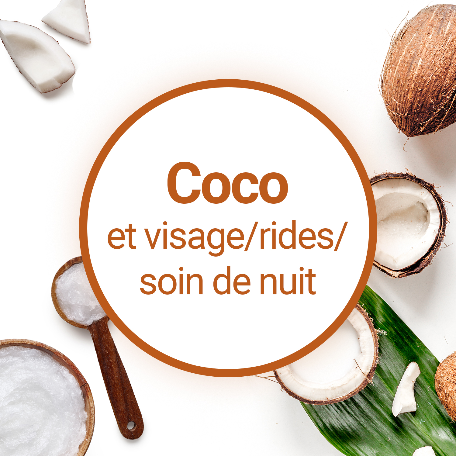 Huile de coco (huile de coprah flacon 100mL)