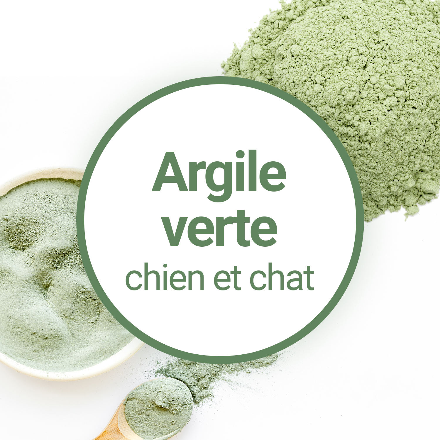 ARGILE VERTE EN POUDRE - Troubles cutanés du chien et du chat - Vet Botanic