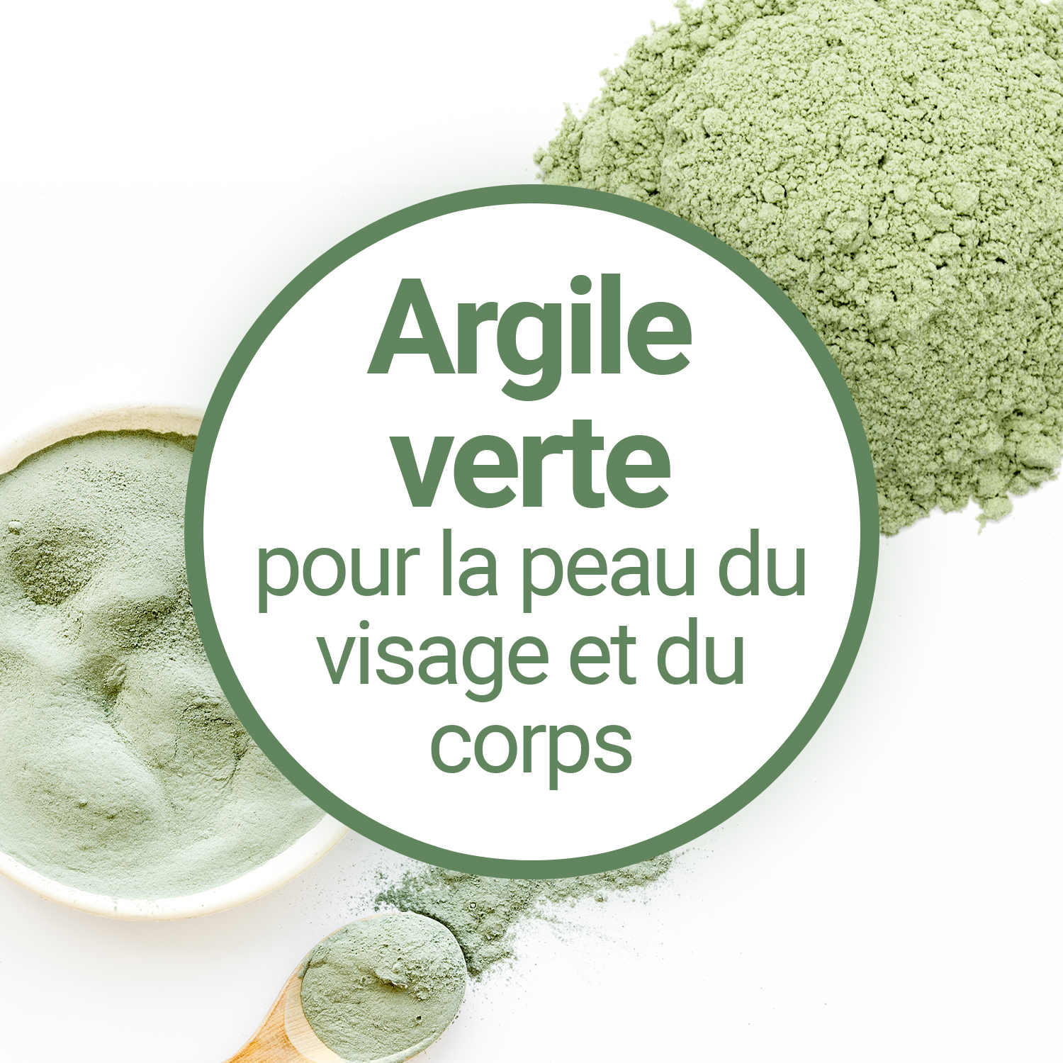 Les bienfaits de l'Argile Verte pour la peau du visage et du corps