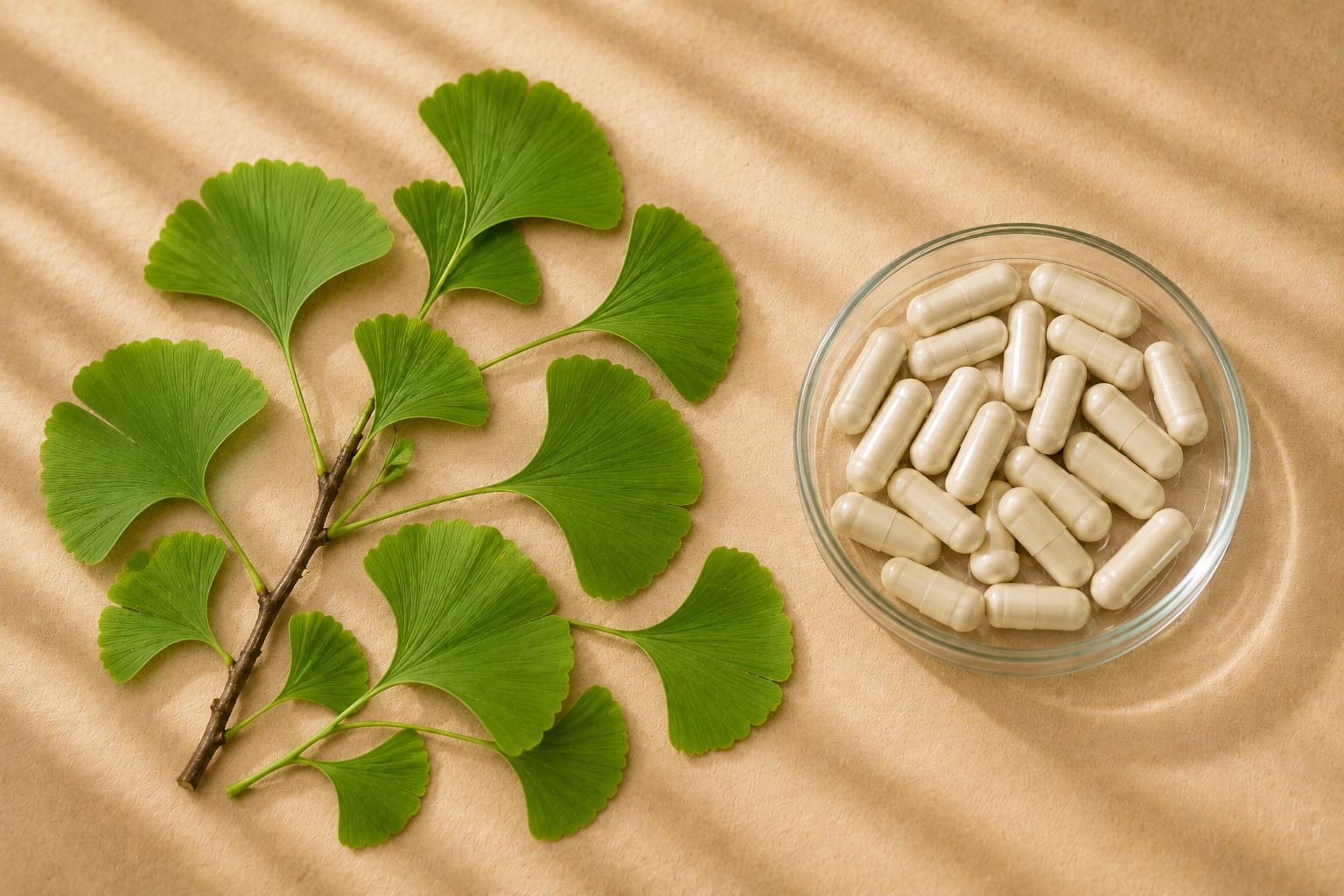 Ginkgo biloba et glaucome à tension normale : une étude rétrospective observe un ralentissement du déclin visuel