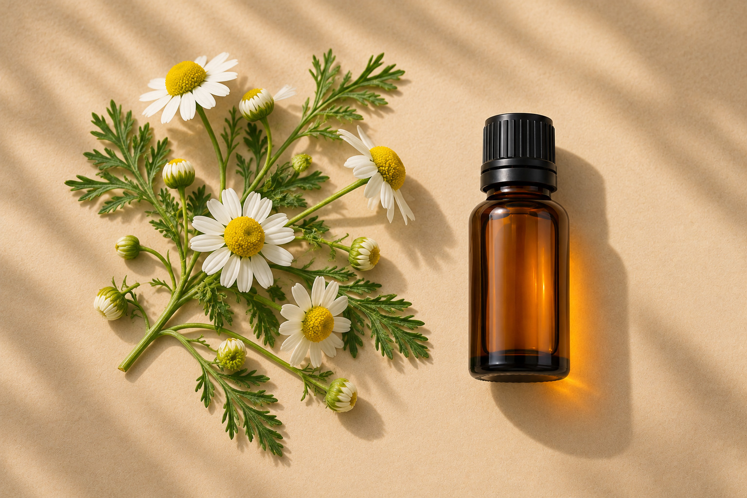 Dermatite atopique : l’huile essentielle de Camomille Matricaire réduit les marqueurs allergiques dans une étude préclinique